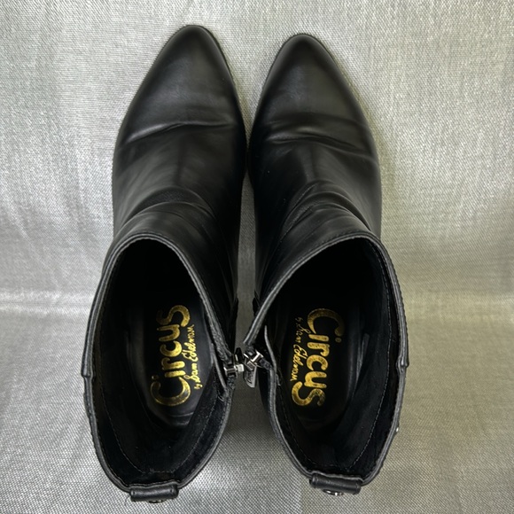 JAIMEE, BLACK MID BOOTS SIZE 81/2 USED IN VERY GOOD CONDITION. - Picture 10 of 11